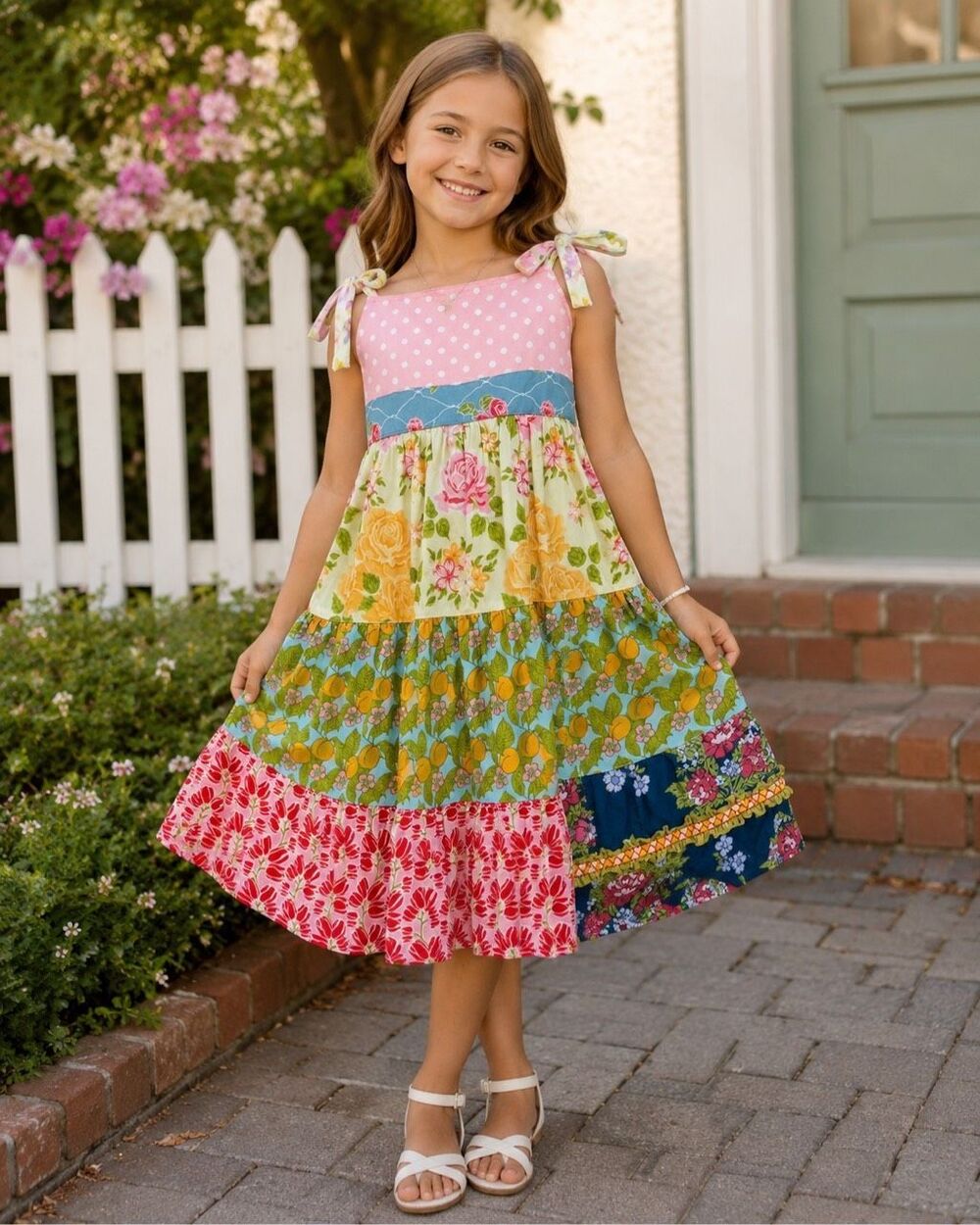Matilda Jane Good Hart tiered knot dress size 6